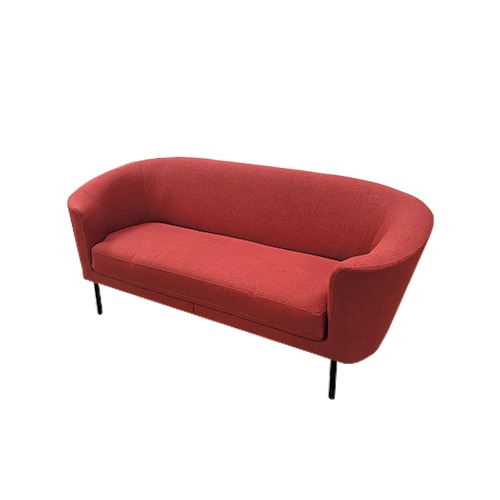 Rød sofa 1